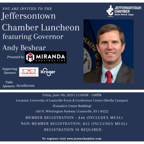 Governor Beshear Luncheon Invite