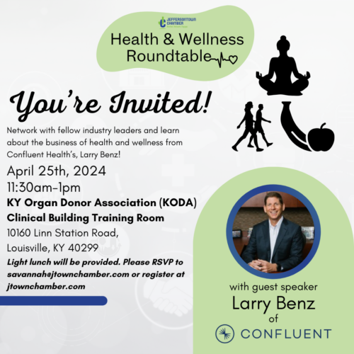 Health and Wellness Roundtable Invitation