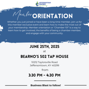 June 2025 Member Orientation